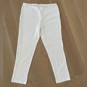 White cropped leggings (small) *NEW*
